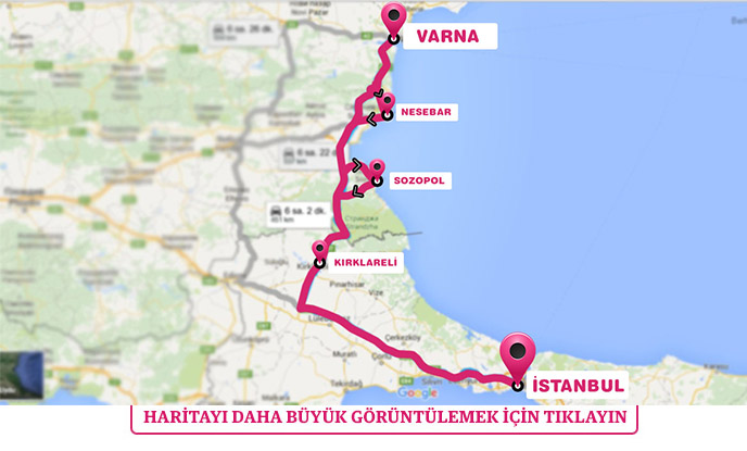 Varna Turu Haritası
